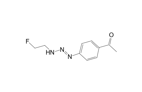 Ethanone, 1-[4-[3-(2-fluoroethyl)-1-triazenyl]phenyl]-