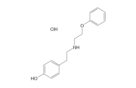 p-{2-[(2-PHENOXYETHYL)AMINO]ETHYL}PHENOL, HYDROCHLORIDE