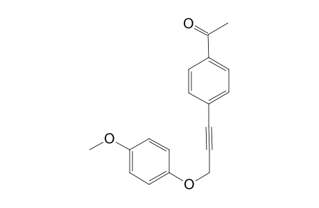 1-(4-(3-(4-Methoxyphenoxy)prop-2-yn-1-yl)phenyl)ethanone