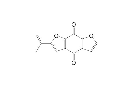 Benzo[1,2-b:5,4-b']difuran-4,8-dione, 2-(1-methylethenyl)-