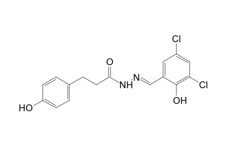 4-hydroxyhydrocinnamic acid, (3,5-dichlorosalicylidene)hydrazide