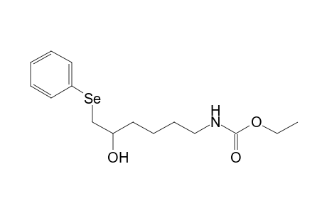 ethyl 5-hydroxy-6-(phenylseleno)hexylcarbamate