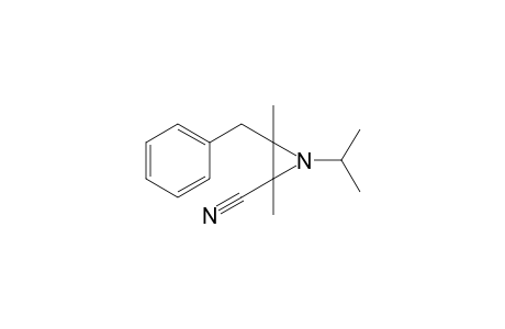 2,3-Dimethyl-3-(phenylmethyl)-1-propan-2-yl-2-aziridinecarbonitrile