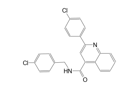 N-(4-chlorobenzyl)-2-(4-chlorophenyl)-4-quinolinecarboxamide