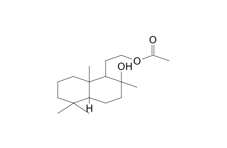 1-NAPHTALENEETHANOL, DODECAHYDRO-2-HYDROXY-2,5,5,8a-TETRAMETHYL- .ALPHA.-ACETATE,