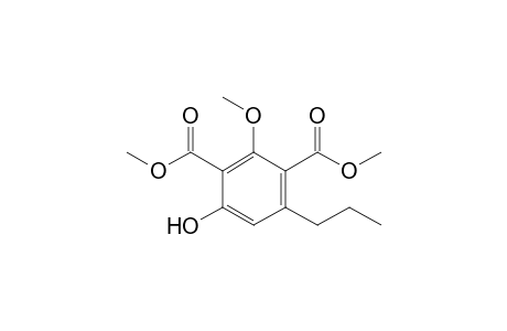 3-Methoxy-2,4-dimethoxycarbonyl-5-(propyl)phenol
