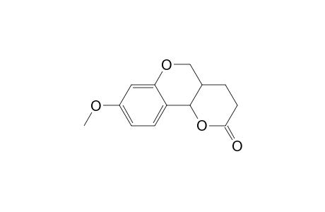 8-Methoxy-3,4,4a,10b-tetrahydro-2H,5H-pyrano(3,2-c)(1)benzopyran-2-one