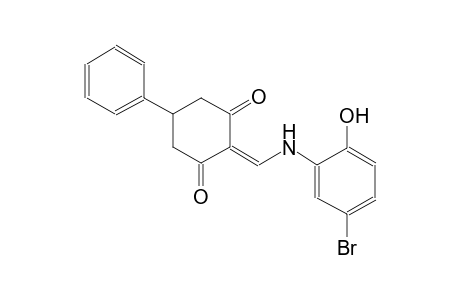 2-[(5-bromo-2-hydroxyanilino)methylene]-5-phenyl-1,3-cyclohexanedione