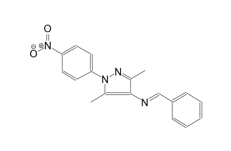 3,5-dimethyl-1-(4-nitrophenyl)-N-[(E)-phenylmethylidene]-1H-pyrazol-4-amine