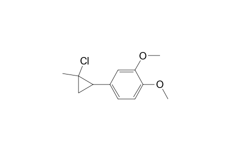 1-Chloro-1-methyl-2-(3,4-dimethoxyphenyl)cyclopropane