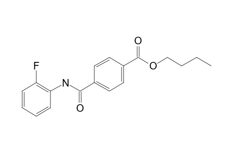 Terephthalic acid, monoamide, N-(2-fluorophenyl)-, butyl ester