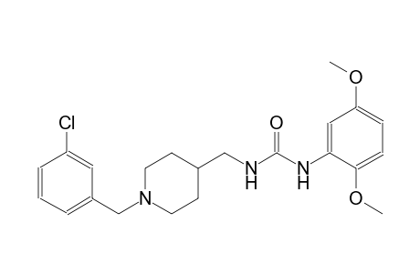 urea, N-[[1-[(3-chlorophenyl)methyl]-4-piperidinyl]methyl]-N'-(2,5-dimethoxyphenyl)-