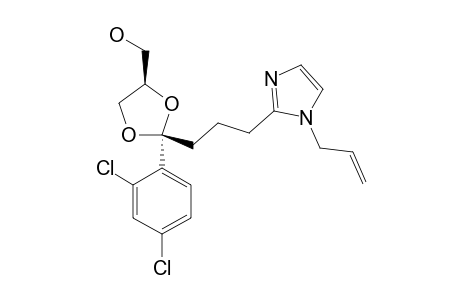 CIS-2-(2,4-DICHLOROPHENYL)-2-[3-(1-ALLYL-2-IMIDAZOLYL)-PROPYL]-4-(HYDROXYMETHYL)-1,3-DIOXOLANE