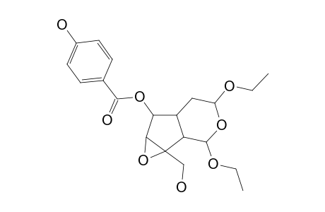 4-HYDROXYBENZOIC-ACID-2,4-DIETHOXY-OCTAHYDRO-1A-(HYDROXYMETHYL)-OXIRENO-[4,5]-CYCLOPENTA-[1,2-C]-PYRAN-6-YL-ESTER;SPECIONIN
