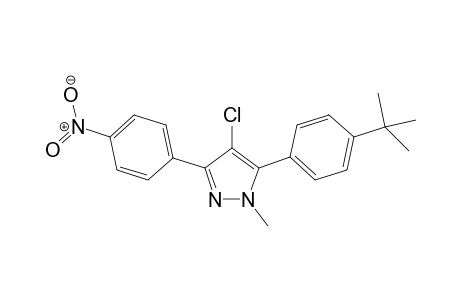 5-(4-tButylphenyl)-4-chloro-1-methyl-3-(4-nitrophenyl)-1H-pyrazole