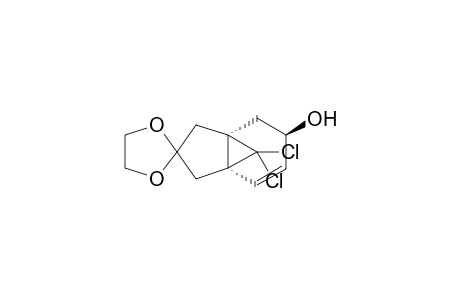 Spiro[1,3-dioxolane-2,2'(3'H)-[3a,7a]methano[1H]inden]-5'-ol, 4',5'-dihydro-8',8'-dichloro-, (3'a.alpha.,5'.beta.,7'a.alpha.)-