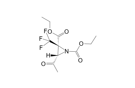 (2R,3S)-3-acetyl-2-(trifluoromethyl)aziridine-1,2-dicarboxylic acid diethyl ester