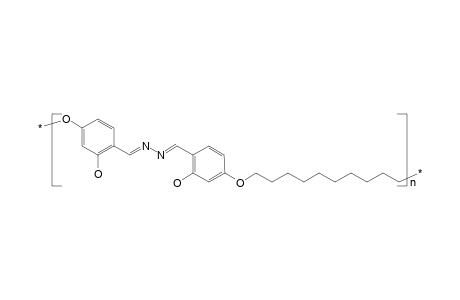 Poly(azine-ether) derived from 2,2',4,4'-tetrahydroxybenzaldehyde azine
