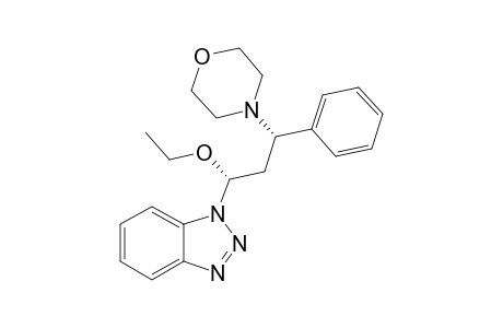 1-[(1R,3S)-1-ethoxy-3-morpholin-4-yl-3-phenylpropyl]benzotriazole