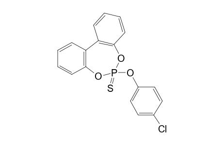 6-(p-CHLOROPHENOXY)DIBENZO[d,f][1,3,2]DIOXAPHOSPHEPIN, 6-SULFIDE