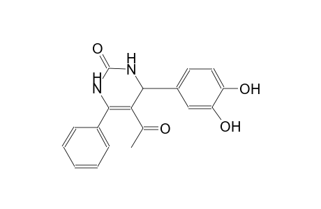 5-acetyl-4-(3,4-dihydroxyphenyl)-6-phenyl-3,4-dihydro-2(1H)-pyrimidinone