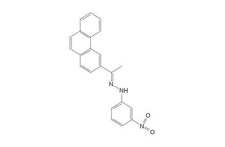 Methyl 3-phenanthryl ketone, (m-nitrophenyl)hydrazone