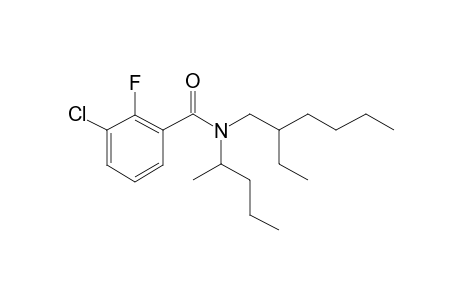 Benzamide, 3-chloro-2-fluoro-N-(2-pentyl)-N-(2-ethylhexyl)-