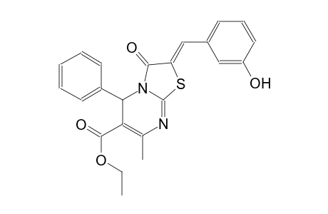ethyl (2Z)-2-(3-hydroxybenzylidene)-7-methyl-3-oxo-5-phenyl-2,3-dihydro-5H-[1,3]thiazolo[3,2-a]pyrimidine-6-carboxylate