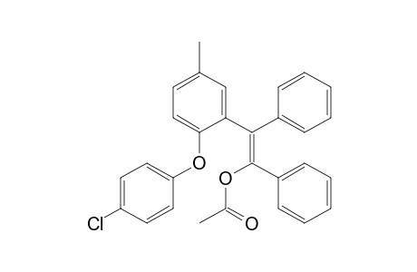 1-Acetoxy-[2-[(p-chlorophenyl)oxy]-5-methylphenyl]-1,2-diphenyl-ethene