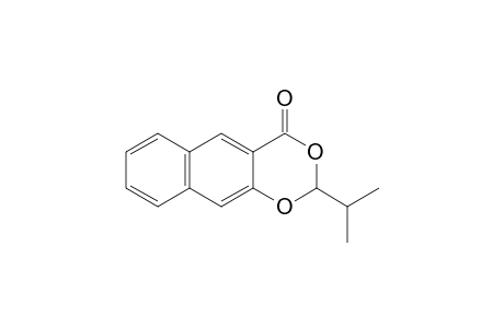 2-Isopropyl 4-oxo-[1,3-b]-naphthodioxane