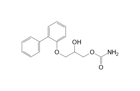 carbamic acid, 3-(2-biphenylyloxy)-2-hydroxypropyl ester