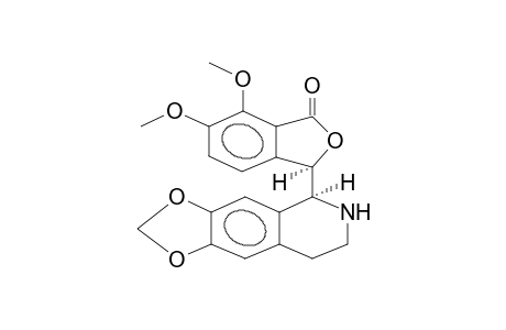 (+/-)-ERYTHRO-1-[1'-(4',5'-DIMETHOXYPHTHALIDYL)]-6,7-METHYLENEDIOXY-1,2,3,4-TETRAHYDROISOQUINOLINE
