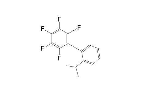 1,2,3,4,5-pentafluoro-6-(2-isopropylphenyl)benzene