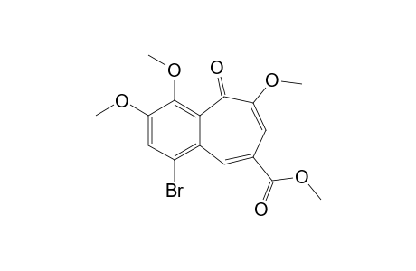 Methyl 1-bromo-3,4,6-trimethoxy-5-oxo-5H-benzocycloheptene-8-carboxylate