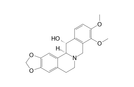 13a.alpha.-Berbin-13.alpha.-o1, 9,10-dimethoxy-2,3-(methylenedioxy)-, (.+-.)-
