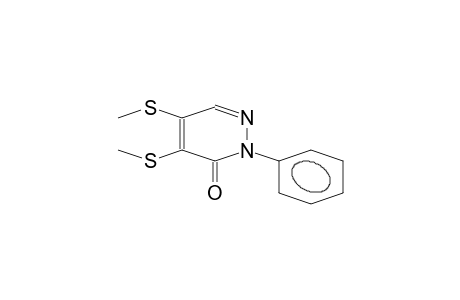 4,5-Bis(methylthio)-2-phenyl-2H-pyridazin-3-one