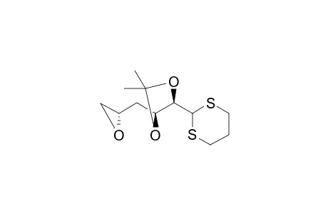 2-[(1'R,2'S,4'S)-4',5'-Epoxy-1',2'-(isopropylidenedioxy)pentyl-1,3-dithiane{(4R,5S)-4-(1,3-Dithian-2-yl)-5-[(S)-2,3-epoxypropyl]-1,3-dioxolane}