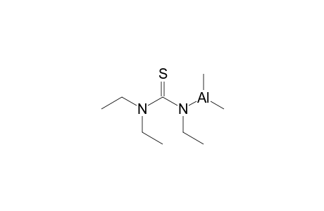 Dimethyl(N,N',N'-triethylthioureido)alane