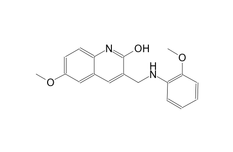 6-methoxy-3-[(2-methoxyanilino)methyl]-2-quinolinol