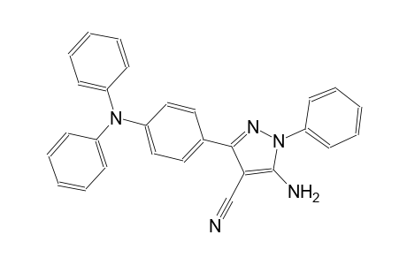 5-amino-3-[4-(diphenylamino)phenyl]-1-phenyl-1H-pyrazole-4-carbonitrile