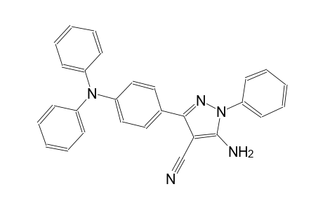 5-amino-3-[4-(diphenylamino)phenyl]-1-phenyl-1H-pyrazole-4-carbonitrile
