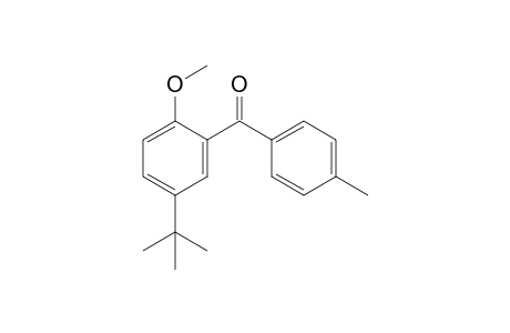 5-tert-butyl-2-methoxy-4'-methylbenzophenone