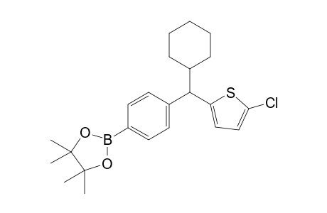 2-(4-((5-chlorothiophen-2-yl)(cyclohexyl)methyl)phenyl)-4,4,5,5-tetramethyl-1,3,2-dioxaborolane