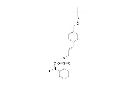 (E)-N-[3-[4-[(TERT.-BUTYLDIMETHYLSILYLOXY)-METHYL]-PHENYL]-ALLYL]-2-NITROBENZENE-SULFONAMIDE