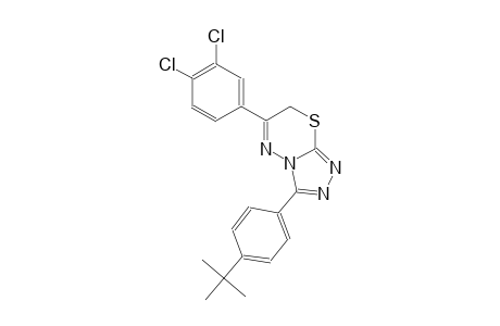 3-(4-tert-butylphenyl)-6-(3,4-dichlorophenyl)-7H-[1,2,4]triazolo[3,4-b][1,3,4]thiadiazine
