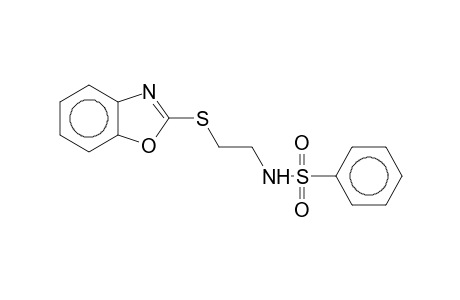 N-[2-(1,3-Benzoxazol-2-ylsulfanyl)ethyl]benzenesulfonamide