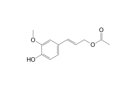 phenol, 4-[3-(acetyloxy)-1-propenyl]-2-methoxy, (E)-