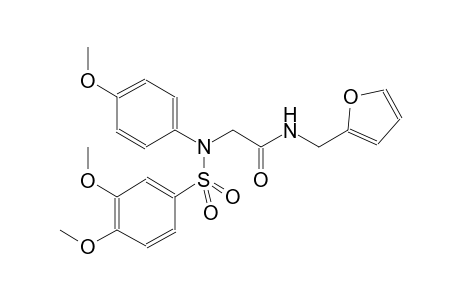acetamide, 2-[[(3,4-dimethoxyphenyl)sulfonyl](4-methoxyphenyl)amino]-N-(2-furanylmethyl)-