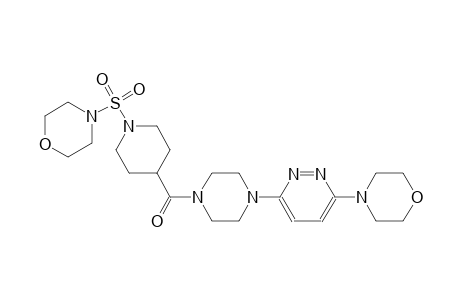 morpholine, 4-[6-[4-[[1-(4-morpholinylsulfonyl)-4-piperidinyl]carbonyl]-1-piperazinyl]-3-pyridazinyl]-
