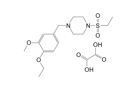 1-(4-ethoxy-3-methoxybenzyl)-4-(ethylsulfonyl)piperazine oxalate